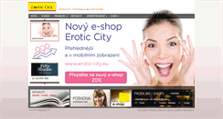 Desktop Screenshot of eroticcity.cz